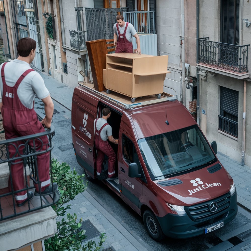 Vaciado de viviendas afectadas por síndrome de Diógenes en El Prat de Llobregat